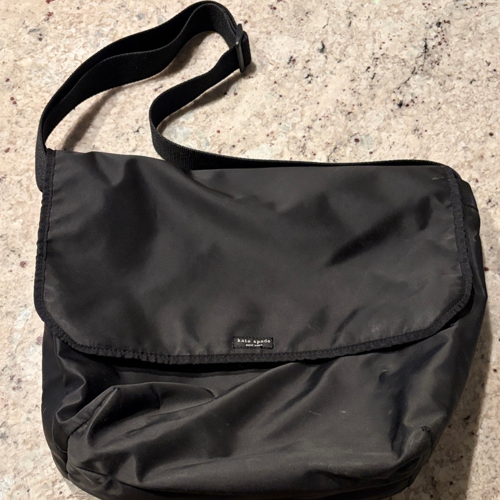 Kate Spade Black Nylon Crossbody Bag